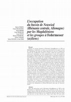 Research paper thumbnail of L'occupation du bassin de Neuwied (Rhénanie centrale, Allemagne) par les Magdaléniens et les groupes à Federmesser (aziliens)