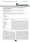 Research paper thumbnail of Load of infectious microorganisms in hospital effluent treatment plant in Madurai