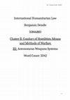 Research paper thumbnail of Autonomous Weapons Systems