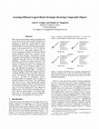 Research paper thumbnail of Learning efficient logical robot strategies involving composable objects