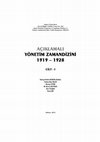 Research paper thumbnail of 1920: "Bağımsız" ve "Halka Doğru" Yönetim