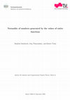 Research paper thumbnail of Normality of numbers generated by the values of entire functions