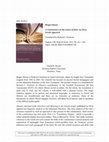 Research paper thumbnail of Review of A Commentary on the Letters of John: An Intra-Jewish Approach by Birger Olsson