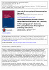 Research paper thumbnail of Toward Developing a Cross-Cultural Metacognition Instrument for Listening in First Language (L1) Contexts: The (Janusik-Keaton) Metacognitive Listening Instrument