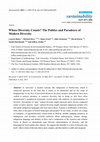 Research paper thumbnail of Whose Diversity Counts? The Politics and Paradoxes of Modern Diversity