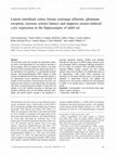 Research paper thumbnail of Lateral entorhinal cortex lesion