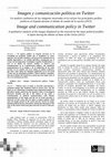 Research paper thumbnail of Imagen y comunicación política en Twitter