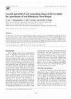 Research paper thumbnail of Growth and yield of new generation clones of Hevea under the agroclimate of sub-Himalayan West Bengal