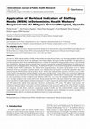 Research paper thumbnail of Application of Workload Indicators of Staffing  Needs (WISN) in Determining Health Workers’  Requirements for Mityana General Hospital, Uganda