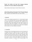 Research paper thumbnail of Parents and children talk about their language brokering experiences: The case of a Mexican immigrant family