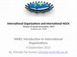 Research paper thumbnail of MFU-2015: IOs-INGOs_Introducing International Organizations: the State-Nonstate Actors