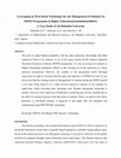 Research paper thumbnail of Leveraging on Web-based Technology for the Management of Students on SIWES Programme in Higher Educational Institutions(HEIs): A Case Study of Afe Babalola University