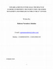 Research paper thumbnail of TOWARDS ACHIEVING FUTURE GOALS: THE IMPACTS OF ACADEMIC ENVIRONMENT: THE STUDENT UNION: THE SCHOOL MANAGEMENT AND OTHER LIFE FACTORS, IN THE 21ST CENTURY.