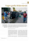 Research paper thumbnail of Gegen große Widerstände. Die „demokratischen Revolutionen“ in Bolivien und Ecuador sind noch nicht abgeschlossen