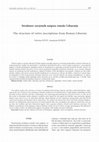 Research paper thumbnail of Strukture zavjetnih natpisa rimske Liburnije (The structure of votive inscriptions from Roman Liburnia)