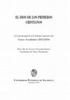 Research paper thumbnail of El Dios de los primeros cristianos