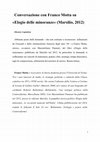 Research paper thumbnail of Conversazione con Franco Motta su «Elogio delle minoranze»