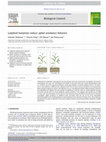 Research paper thumbnail of Ladybird footprints induce aphid avoidance behavior