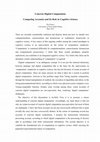 Research paper thumbnail of Concrete digital computation: competing accounts and its role in cognitive science