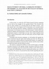 Research paper thumbnail of ISSUES WITHOUT OWNERS, CANDIDATES WITHOUT OWNERSHIP. AN ANALYSIS OF 2013 ITALIAN GENERAL ELECTION CAMPAIGN