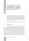 Research paper thumbnail of L’antipolitica in agenda Temi e leader sui media mainstream nella campagna elettorale 2013