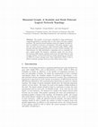 Research paper thumbnail of Binomial Graph: A Scalable and Fault-Tolerant Logical Network Topology