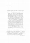 Research paper thumbnail of A displacement structure approach to e卤cient decoding of algebraic geometric codes