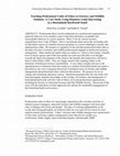 Research paper thumbnail of Teaching professional codes of ethics to forestry and wildlife students: A case study using diameter-limit harvesting in a bottomland hardwood stand