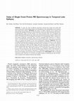 Research paper thumbnail of Value of single-voxel proton MR spectroscopy in temporal lobe epilepsy