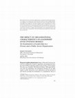 Research paper thumbnail of The Impact of Organizational Characteristics on Leadership Effectiveness Models: An Examination of Leadership in a Private and a Public Sector Organization