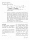 Research paper thumbnail of Assessment of Musculoskeletal Stress Marker Development in the Hand