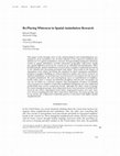 Research paper thumbnail of Re-Placing Whiteness in Spatial Assimilation Research