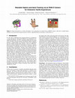 Research paper thumbnail of Wearable haptics and hand tracking via an RGB-D camera for immersive tactile experiences