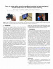 Research paper thumbnail of Touch the virtual reality: using the Leap Motion controller for hand tracking and wearable tactile devices for immersive haptic rendering