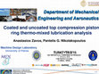 Research paper thumbnail of COATED AND UNCOATED TOP COMPRESSION PISTON RING THERMO-MIXED LUBRICATION ANALYSIS