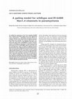 Research paper thumbnail of A gating model for wildtype and R1448H Nav1.4 channels in paramyotonia