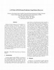 Research paper thumbnail of A SVM for GPCR Protein Prediction Using Pattern Discovery