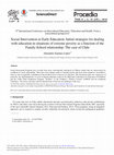 Research paper thumbnail of Social Intervention in Early Education: Initial strategies for dealing with education in situations of extreme poverty as a function of the Family-School relationship: The case of Chile