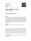 Research paper thumbnail of Abstract: Hidden: Studying Media Dislike and Its Meaning