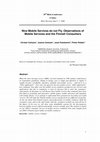 Research paper thumbnail of Nice Mobile Services do not Fly. Observations of Mobile Services and the Finnish Consumers