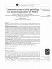 Research paper thumbnail of Demonstration of risk profiling for promoting safety in SMEs