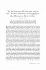 Research paper thumbnail of 'ȝit þat traytour alls tite teris lete he fall’: Arthur, Mordred, and Tragedy in the Alliterative Morte Arthure. Arthuriana (2015): 3-21.