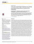 Research paper thumbnail of Lime Juice and Vinegar Injections as a Cheap and Natural Alternative to Control COTS Outbreaks