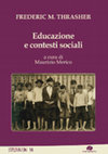 Research paper thumbnail of Thrasher F.M, Educazione e contesti sociali