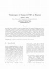 Research paper thumbnail of TÉCNICAS PARA EL MANEJO DE CSPS NO BINARIOS