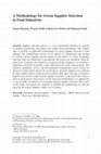 Research paper thumbnail of A Methodology for Green Supplier Selection in Food Industries