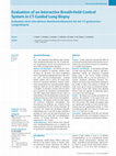 Research paper thumbnail of Evaluation of an Interactive Breath-Hold Control System in CT-Guided Lung Biopsy