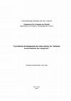 Research paper thumbnail of [Dissertação de Mestrado]: O problema da imaginação nas duas edições da “dedução transcendental das categorias” de Kant