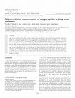 Research paper thumbnail of Eddy correlation measurements of oxygen uptake in deep ocean sediments