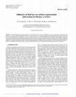 Research paper thumbnail of Influence of land use on carbon sequestration and erosion in Mexico and Central America